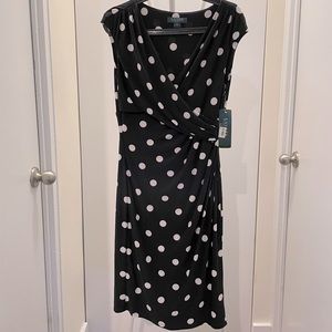 Lauren Ralph Lauren Midi Polka Dot “magic dress”